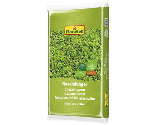 Rasendünger FloraSelf 10 kg / 250 m² mineralischer Dünger FloraSelf Rasendünger für 250 Quadratmeter