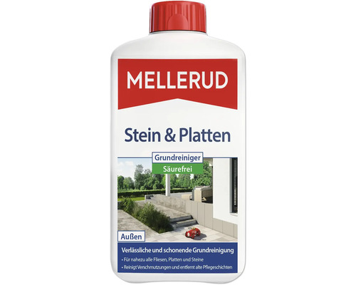 Mellerud Stein & Platten Grundreiniger Säurefrei 1 l Mellerud Stein und Platten Grundreiniger für den Aussenbereich