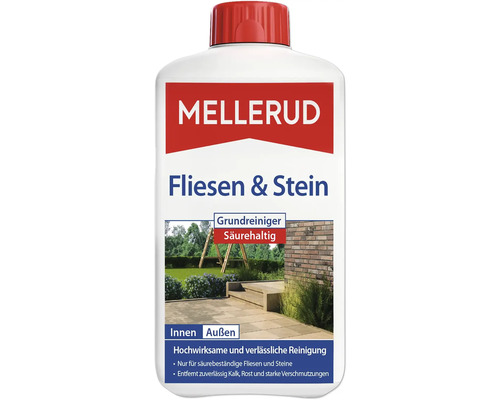 Mellerud Fliesen & Stein Grundreiniger Säurehaltig 1 l