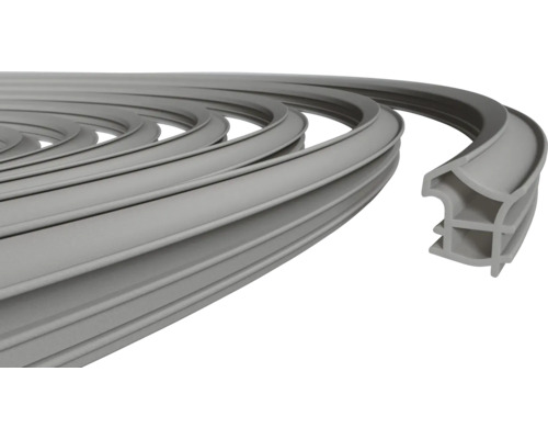 Universaldichtung,Türdichtung AC 0500 grau für Stahlzargen 50 m Dichtungsprofil für Fenster und Türen