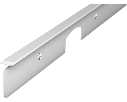 PICCANTE Eckverbindungsprofil für Arbeitsplatten mit 28 mm Stärke und Postformingkante Radius 4 mm Länge: 635 mm Griffleiste für Möbel