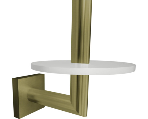 Toilettenpapierhalter mit Ablage für die Wandmontage