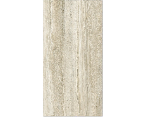 Fliese aus Travertin mit natürlicher Maserung