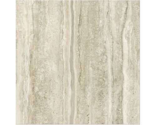 Fliese mit Travertinoptik