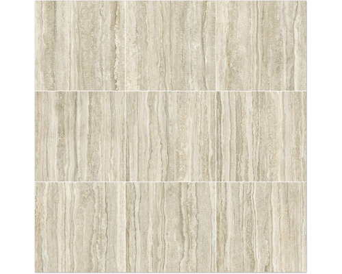 Neun Fliesen mit Streifenmuster