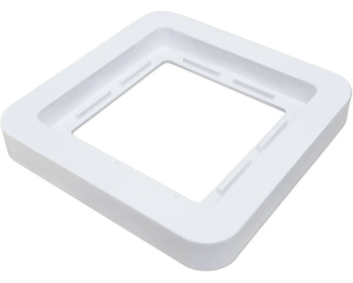 ROTH LANGE 57692 Rahmen 1-fach Plus V2.0 ultraweiß Quadratischer, weißer Unterputzrahmen