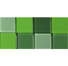 Mosaikfliesen aus Glas, grüne Farbtöne