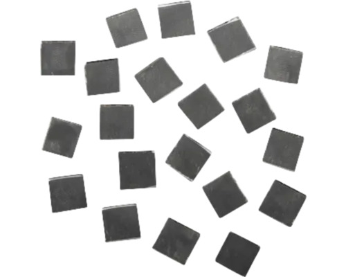 Mehrere schwarze Mosaiksteine