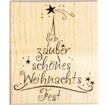 Stempel mit dem Aufdruck Ein zauber schoenes Weihnachtsfest