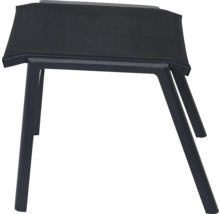 Gartenhocker mit Textilbespannung und Aluminiumgestell