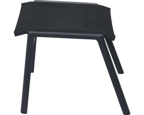 Gartenhocker mit Textilbespannung und Aluminiumgestell