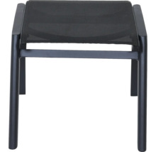 Fußhocker aus Metall und Textil