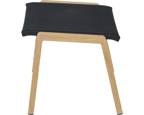 Gartensessel mit Holzrahmen und Textilbespannung