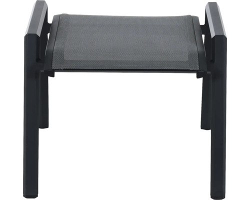 Gartenhocker mit Stoffbezug und Metallrahmen