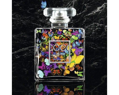 Coco Chanel Eau de Parfum Flakon mit Schmetterlingsdesign