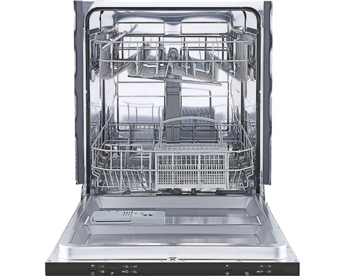 Offener Geschirrspüler mit Geschirrkörben