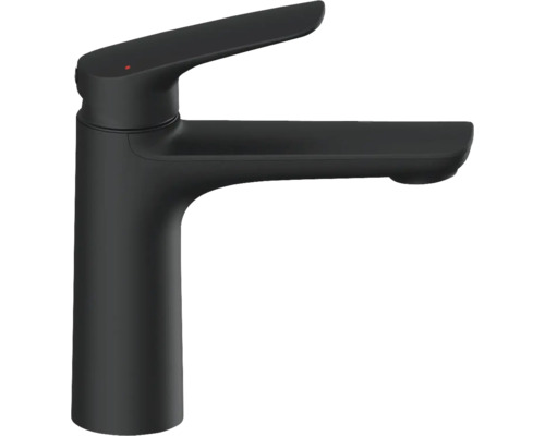 Schwarzer Waschtischmischer