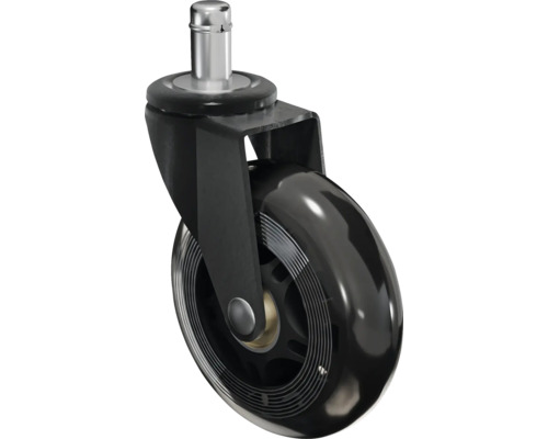 Bürostuhlrolle Walteco Ø 75 mm max. Tragkraft 50 kg 5 Stück Rolle für Bürostuhl