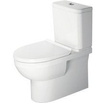 Weißes Stand-WC mit Spülkasten