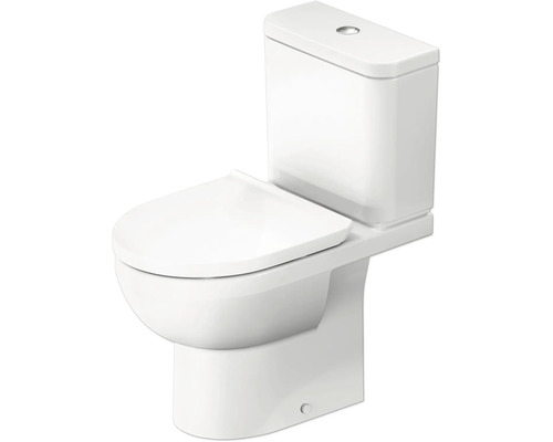 DURAVIT WC für WC-Kombination Duravit No.1 Tiefspüler offener Spülrand weiß glänzend ohne WC-Sitz und Spülkasten 21830900002 Stand-WC mit Spülkasten