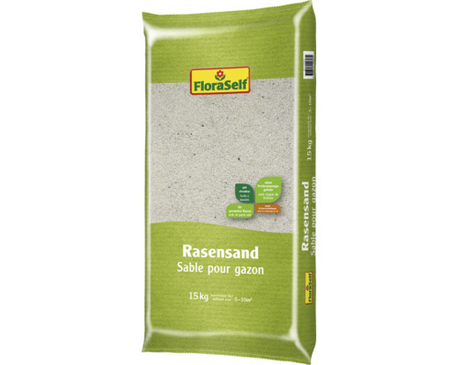 Sack Rasensand von FloraSelf, 15 Kilogramm
