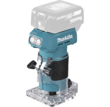 Makita Akku-Kantenfräse mit transparenter Basis