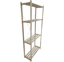 Holzregal mit vier Ebenen für den Innenbereich