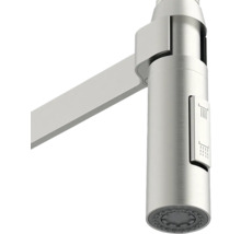 Küchenarmatur mit schwenkbarem Auslauf und Brausefunktion