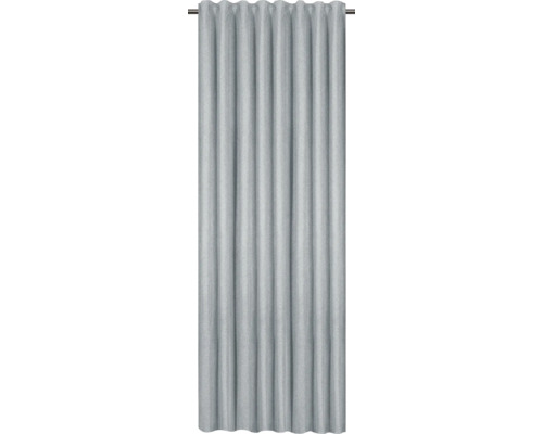 Vorhang Kingston mit Universalband Blackout grau 135x280 cm Gardine aus Stoff mit Faltenbandaufhängung