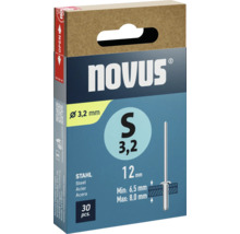 Novus Blindnieten S 3,2 mm, 30 Stück Packung