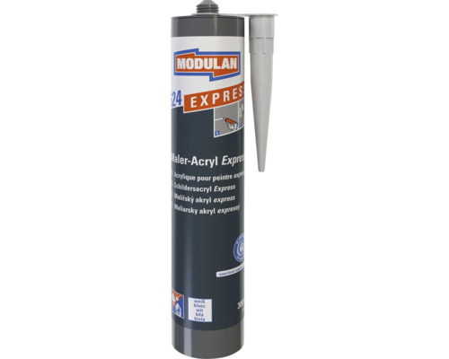 MODULAN 624 Maler-Acryl Express weiß 6-er Pack ( 3 Stück Gratis) Modulan Maleracryl Express Kartusche