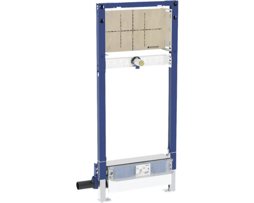 GEBERIT Vorwandelement Duofix für Dusche Bauhöhe 1300 mm mit Wandablauf für Wandarmatur Unterputz und für Estrichhöhe am Einlauf 90–250 mm 111.580.00.2 Blaues Geberit Installationssystem für Wand-WCs mit Spülkasten