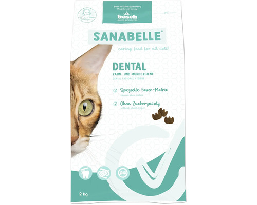 Sanabelle Dental Katzenfutter 2 Kilogramm Packung
