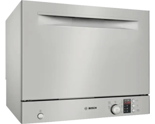 Bosch Kompakt Geschirrspüler 55 cm für 6 Maßgedecke 8 l 49 dB (A) SKS2ITI00E silber Bosch Geschirrspüler zur Küchenreinigung
