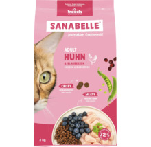 Sanabelle Adult Huhn und Blaubeeren Katzenfutter 2 kg