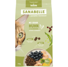 Sanabelle Katzentrockenfutter mit Huhn und Blaubeeren