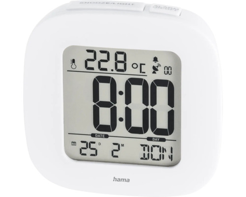 Digitaler Wecker mit Temperaturanzeige von Hama