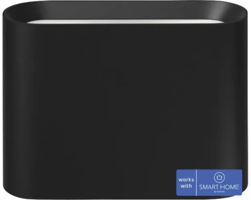 Philips hue Wandleuchte 10,2W 1200 lm 2000- 6500 K Dymera schwarz Schwarze LED Wandleuchte für den Innenbereich mit Smart Home Kompatibilität