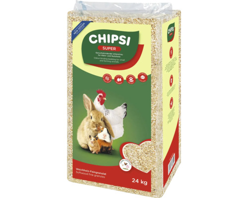 CHIPSI SUPER Kleintierstreu, 24 kg Packung