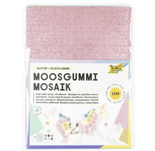 Moosgummi Mosaik selbstklebend mit Glitzer, 1596 Stück