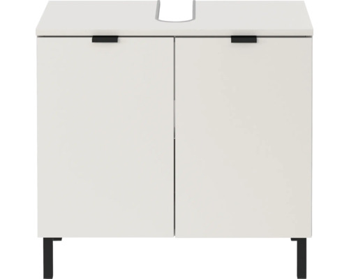 Waschbeckenunterschrank Germania GW-ARCENA BxHxT 60 x 56 x 34 cm Frontfarbe kaschmir Waschbeckenunterschrank mit zwei Türen und Griffen