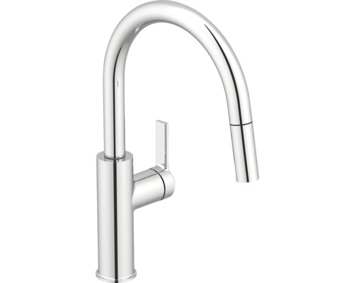 Spültischarmatur mit hohem Auslauf