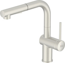 Küchenarmatur mit ausziehbarer Brause und Hebel