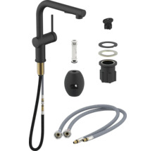 Küchenarmatur mit Montagezubehör