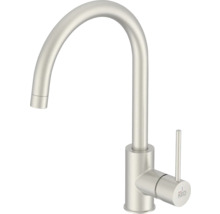 Küchenarmatur aus Metall mit hohem Auslauf