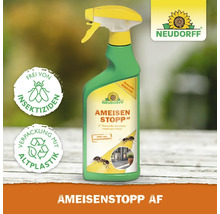 Ameisen Stopp AF von Neudorff in einer grünen Sprühflasche