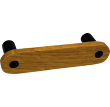 Möbelgriff aus Holz mit Befestigungsfüßen