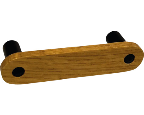 Möbelgriff aus Holz mit Befestigungsfüßen