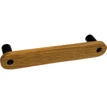Möbelgriff aus Holz mit Schrauben