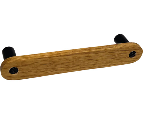 Möbelgriff aus Holz mit Schrauben